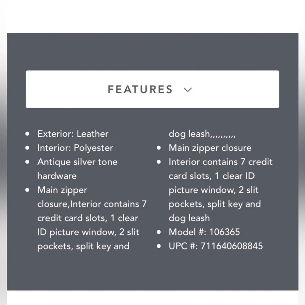 The Sak Iris Card Wallet -looks new - Picture 9 of 10